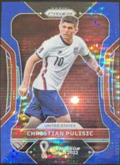 Christian Pulisic [Breakaway Blue] #201 Soccer Cards 2022 Panini Prizm World Cup Prices