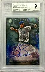 Beau Burrows [Green] Baseball Cards 2016 Bowman Inception Prospect Autographs Prices