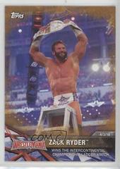 Zack Ryder [Bronze] Wrestling Cards 2017 Topps WWE Road To Wrestlemania Prices