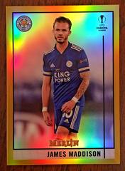 James Maddison [Gold Refractor] #78 Soccer Cards 2020 Topps Merlin Chrome UEFA Champions League Prices