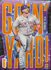 Pete Alonso [Orange] Baseball Cards 2023 Stadium Club Goin' Yard Prices