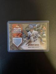 Javier Baez [Gold] #MLM-JB Baseball Cards 2022 Topps Major League Material Relics Prices