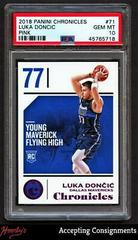 Luka Doncic [Pink] #71 Basketball Cards 2018 Panini Chronicles Prices