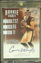 Carson Wentz [Autograph Sepia] #302 Football Cards 2016 Panini Contenders Prices