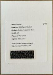 Ja'Marr Chase [Blue Signature] Football Cards 2021 Panini Playbook Prices