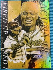 Ronald Acuna Jr. [Gold Minted] Baseball Cards 2021 Topps Fire Fired Up Prices