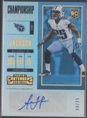 Adoree' Jackson [Autograph Championship Ticket] #118 Football Cards 2017 Panini Contenders Prices