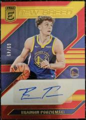 Brandin Podziemski [Red] #16 Basketball Cards 2023 Donruss Elite New Breed Autograph Prices