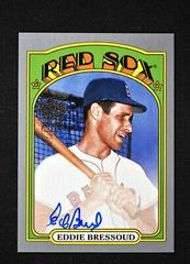 Eddie Bressoud [Silver] Baseball Cards 2022 Topps Archives 1972 Fan Favorites Autographs Prices