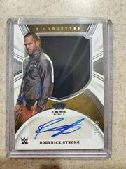 Roderick Strong Wrestling Cards 2022 Panini Chronicles WWE Crown Royale Silhouettes Autographs Prices