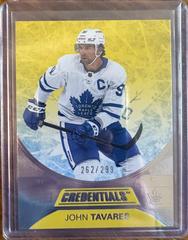 John Tavares [Yellow] #9 Hockey Cards 2021 Upper Deck Credentials Prices