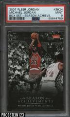 Michael Jordan #SH24 Basketball Cards 2007 Fleer Jordan Box Set Season Achievements Prices