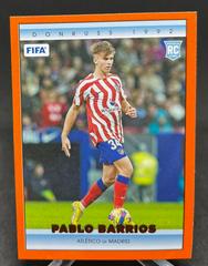 Pablo Barrios [Orange] Soccer Cards 2022 Panini Donruss 1992 Tribute Prices