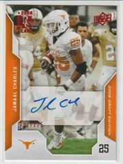 Jamaal Charles [Autograph Red] #46 Football Cards 2008 Upper Deck Draft Edition Prices