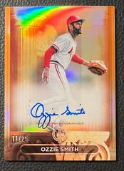 Ozzie Smith [Orange] Baseball Cards 2024 Topps Tribute Pillars of the Game Autograph Prices