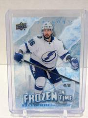 Nikita Kucherov [Blue Frost] Hockey Cards 2022 Upper Deck Trilogy Frozen in Time Prices