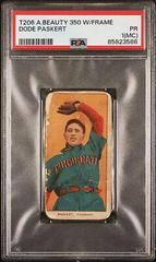 Dode Paskert Baseball Cards 1909 T206 American Beauty 350 with Frame Prices
