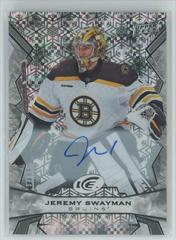 Jeremy Swayman #21 Hockey Cards 2022 Upper Deck Ice Hockey White Snowflake Autograph Prices
