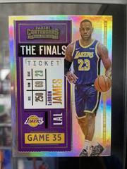 LeBron James [Finals Ticket] Basketball Cards 2020 Panini Contenders Prices