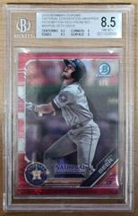 Seth Beer [Red Refractor] #BNR-SB Baseball Cards 2019 Bowman Chrome National Convention Prices