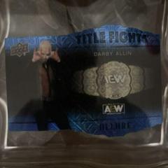 Darby Allin [Blue] #TF-16 Wrestling Cards 2022 Upper Deck Allure AEW Title Fights Prices