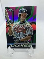 Chipper Jones [Magenta] #141 Baseball Cards 2021 Topps Fire Prices