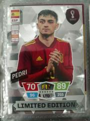 Pedri Soccer Cards 2022 Panini Adrenalyn XL FIFA World Cup Qatar Limited Edition Prices