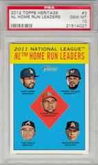 NL Home Run Leaders #3 Baseball Cards 2012 Topps Heritage Prices