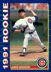 Lance Dickson Baseball Cards 1991 Score Rookies Prices