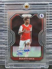 Bukayo Saka [Autograph] Soccer Cards 2020 Panini Chronicles Prizm Premier League Prices