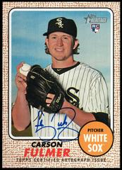 Carson Fulmer #CFU Baseball Cards 2017 Topps Heritage Real One Autographs Prices