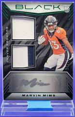 Marvin Mims [Emerald] #RSM-25 Football Cards 2023 Panini Black Rookie Signature Materials Prices