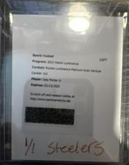 Joey Porter Jr. [Platinum Autograph] #162 Football Cards 2023 Panini Luminance Prices