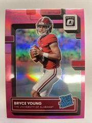 Bryce Young [Pink] #1 Football Cards 2023 Panini Chronicles Draft Picks Donruss Optic Rated Rookie Prices
