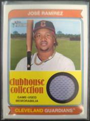 Jose Ramirez #CCR-JR Baseball Cards 2023 Topps Heritage Clubhouse Collection Relics Prices