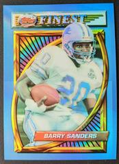 Barry Sanders [Refractor] Football Cards 1994 Topps Finest Prices