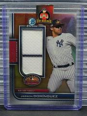 Jasson Dominguez Baseball Cards 2023 Bowman Chrome 2022 AFL Relics Prices