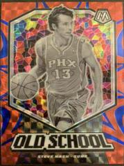 Steve Nash [Reactive Blue] Basketball Cards 2019 Panini Mosaic Old School Prices