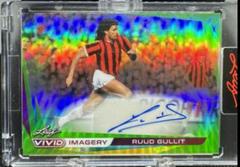 Ruud Gullit [Green] Soccer Cards 2022 Leaf Vivid Autographs Prices