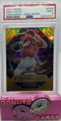 Mike Trout [Gold Prizm] Baseball Cards 2021 Panini Prizm Fireworks Prices