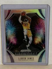 LeBron James #2 Basketball Cards 2019 Panini Prizm Fireworks Prices