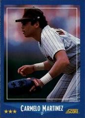 Carmelo Martinez #181 Baseball Cards 1988 Score Glossy Prices