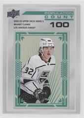 Brandt Clarke [100] Hockey Cards 2022 Upper Deck Population Count Prices