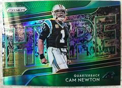 Cam Newton [Green Prizm] #H4 Football Cards 2018 Panini Prizm Hype Prices