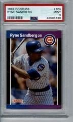 Ryne Sandberg #105 Baseball Cards 1989 Donruss Prices