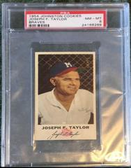 Joseph F. Taylor Baseball Cards 1954 Johnston Cookies Braves Prices