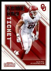 Mark Andrews Football Cards 2018 Panini Contenders Draft Picks Game Day Ticket Prices