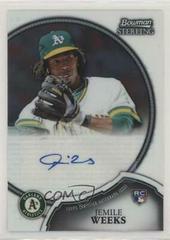 Jemile Weeks Baseball Cards 2011 Bowman Sterling Rookie Autographs Prices