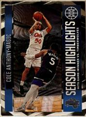 Cole Anthony #2 Basketball Cards 2020 Illusions Season Highlights Prices