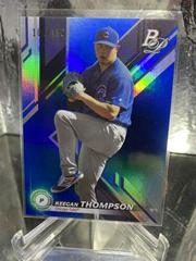 Keegan Thompson [Blue] Baseball Cards 2019 Bowman Platinum Top Prospects Prices